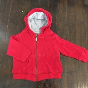 Arizona red baby boys jacket sz 6/9 months